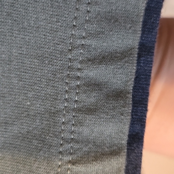 Arrow, Short Sleeve Tee, 4XL, Crew Neck Striped, Green, Blue, Soft Cotton Blend - Picture 8 of 11